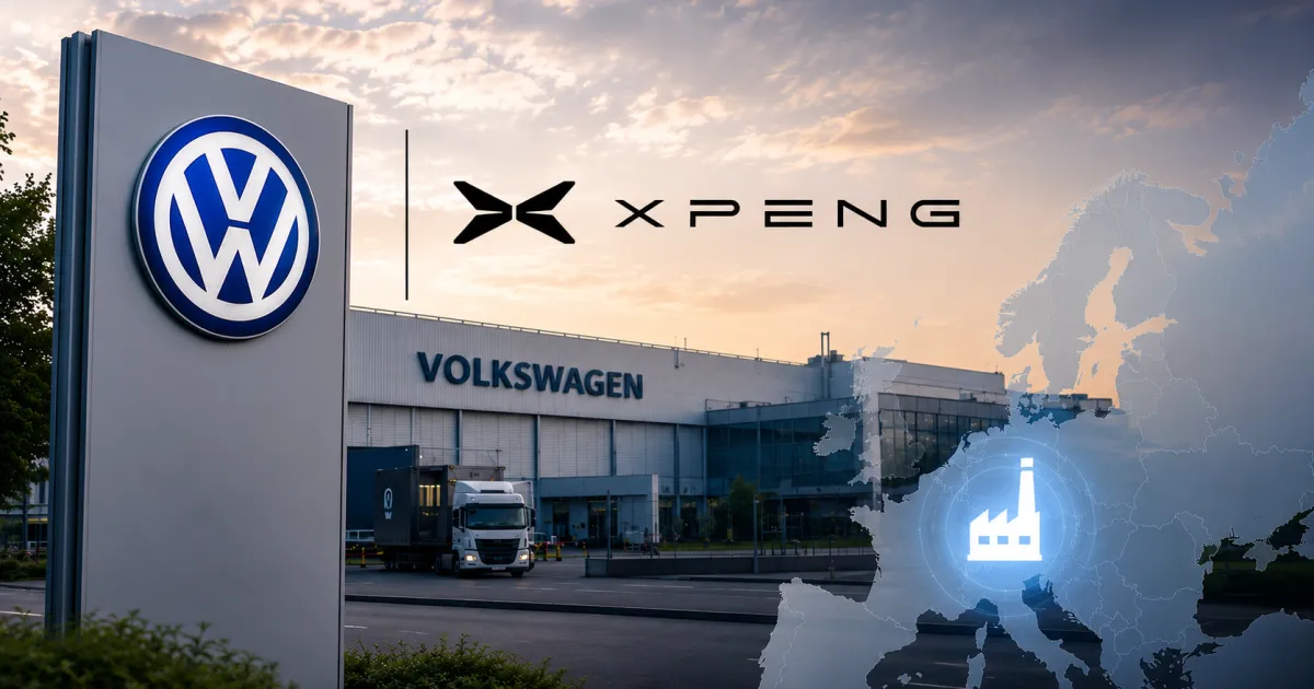 Volkswagen pourrait céder une usine européenne à Xpeng