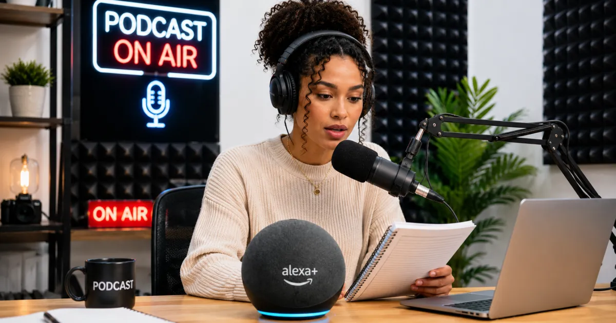 Amazon lance Alexa Podcasts : générez des podcasts IA