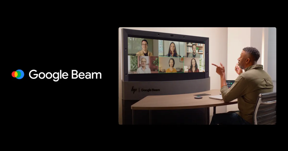 Google Beam améliore les réunions hybrides