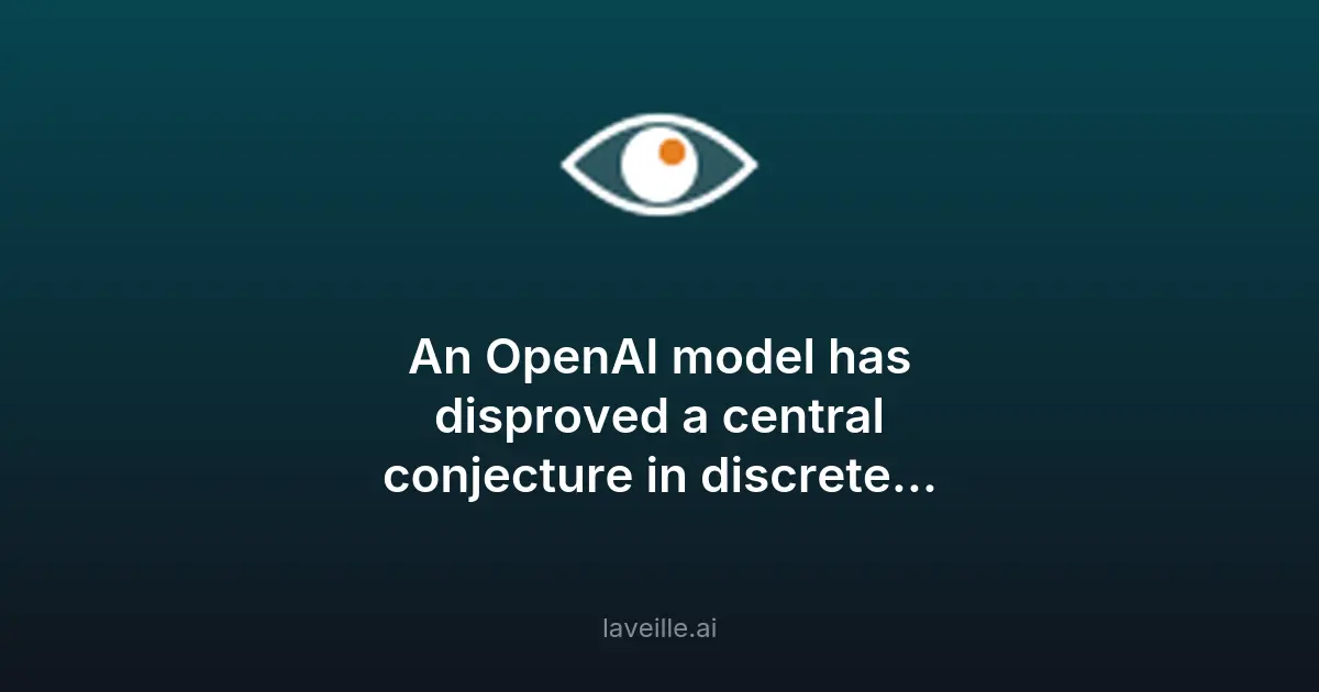 OpenAI résout un problème mathématique vieux de 80 ans