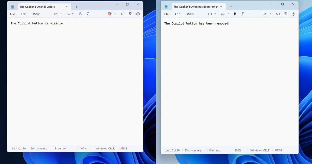 Windows 11 : Microsoft supprime les boutons Copilot superflus