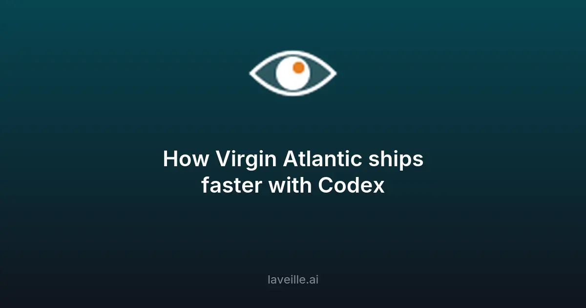 Virgin Atlantic optimise son appli mobile avec Codex