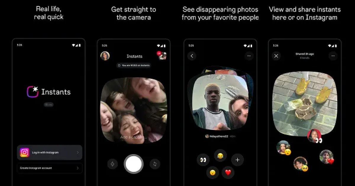 Instants : Meta copie Snapchat et BeReal