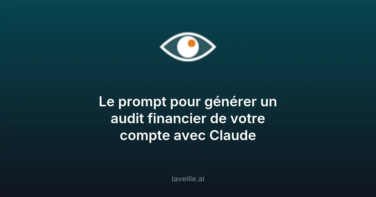 Générez un audit financier avec Claude : l'IA qui simplifie la gestion