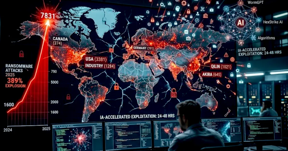 Ransomwares 2025 : l'IA booste les attaques