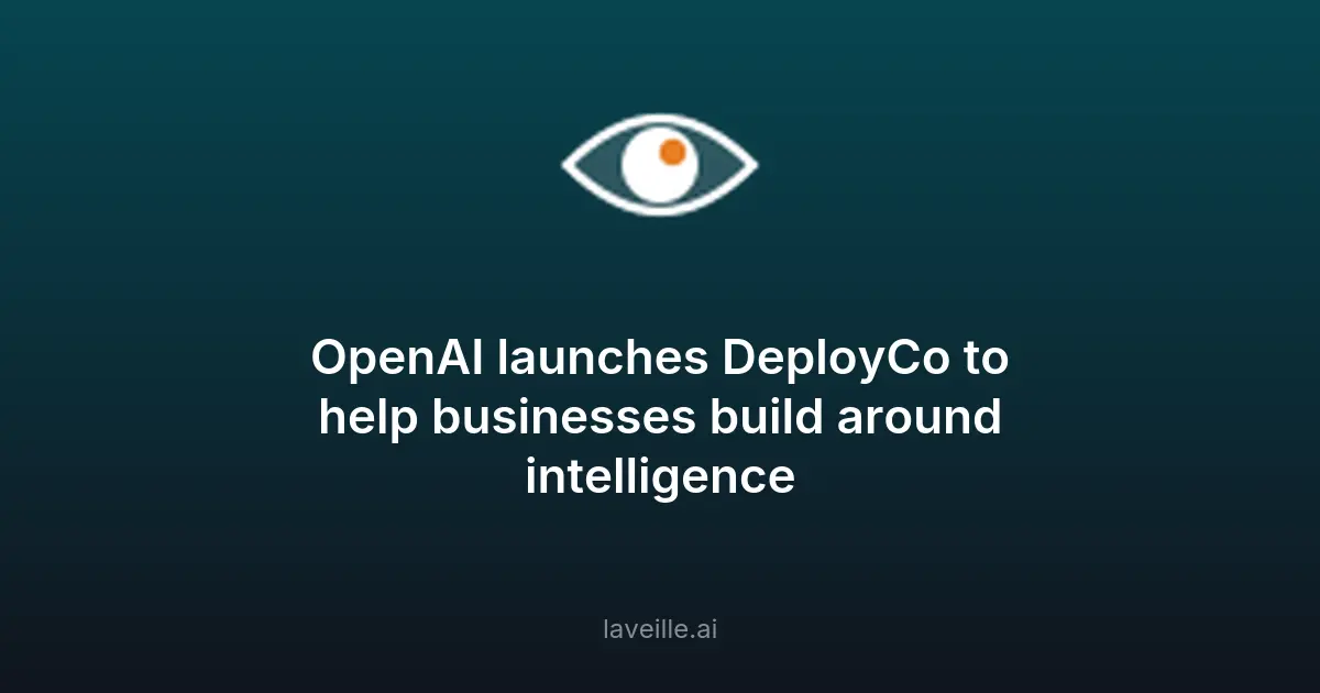 OpenAI lance DeployCo pour intégrer l'IA en entreprise