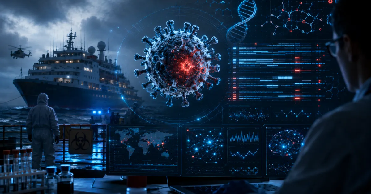 IA révèle mutation de l'hantavirus sur le MV Hondius